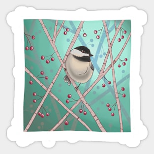 Sweet Chickadee Sticker